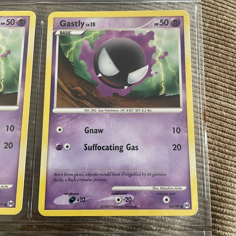 Pokémon GASTLY LV.15 64/99 HP50